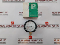 Pro-instrument P100 P-b 3" Pressure Temperature Gauge 3/8"Pt -76 Cmhg, 0-70 Psi