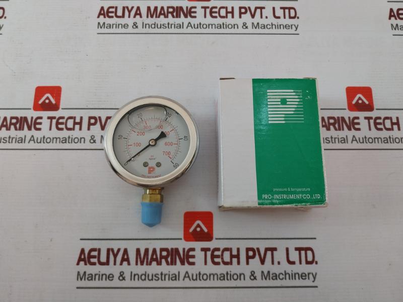 Pro-instrument P300 L-a Pressure Gauge 0-700 Psi 0-50 Kg/Cm2