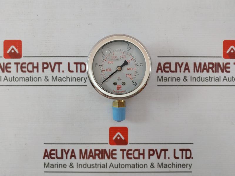Pro-instrument P300 L-a Pressure Gauge 0-700 Psi 0-50 Kg/Cm2