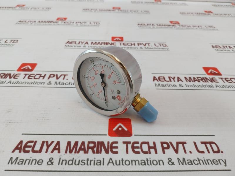 Pro-instrument P300 L-a Pressure Gauge 0-700 Psi 0-50 Kg/Cm2