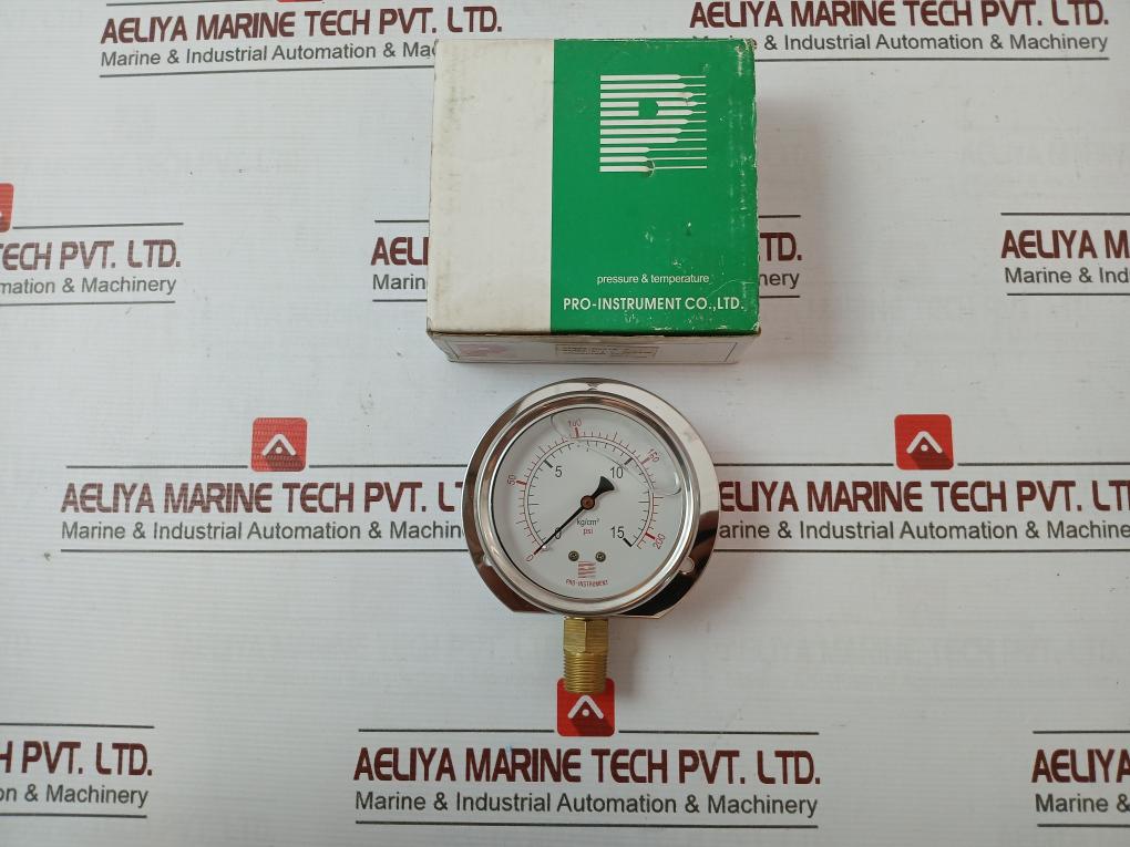 Pro-instrument P300 Lb Pressure Gauge Meter 0-200 Psi Pro-e19