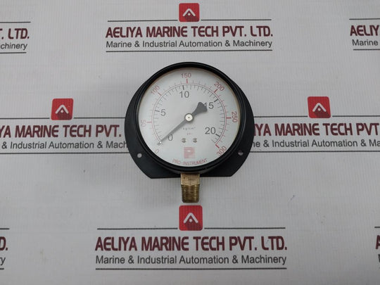 Pro-instrument 0-20 Kg/Cm2 Pressure Gauge 0-300 Psi.