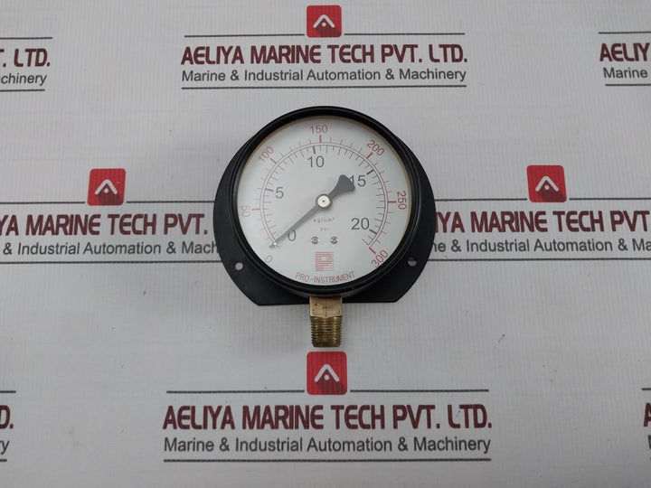 Pro-instrument 0-20 Kg/Cm2 Pressure Gauge 0-300 Psi.