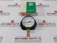Pro-instrument 4"C-bx3/8Pt Pressure Gauge -76 Cmhg - 7 Kg/Cm2