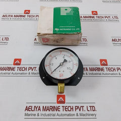 Pro-instrument 4"P-bx3/8Pt Pressure Gauge 0-10Kg/Cm2&Psi