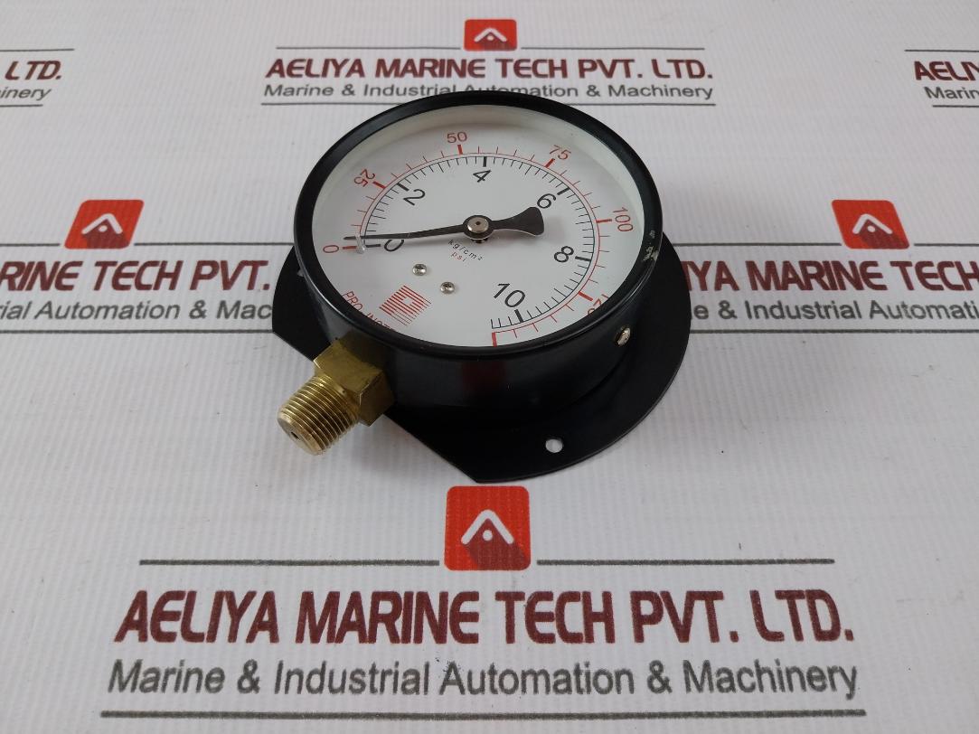 Pro-instrument 4"P-bx3/8Pt Pressure Gauge Kc-i08 0-150 Psi 0-10 Kg/Cm2
