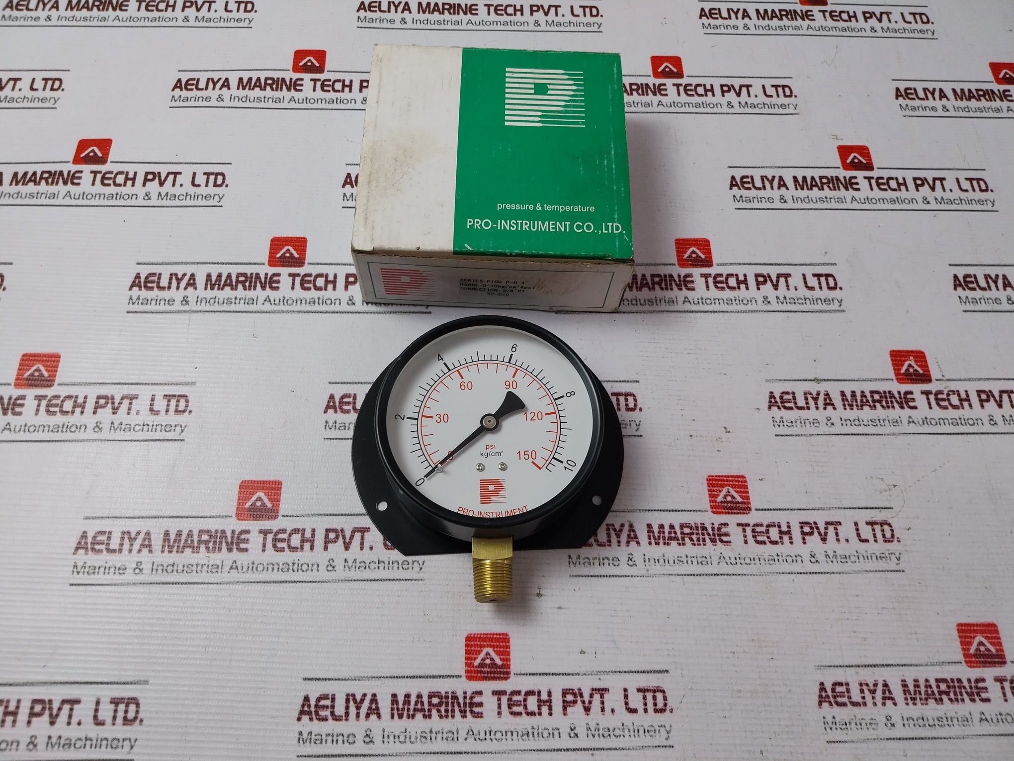 Pro-instruments 0-150 Psi Pressure & Temperature Gauge