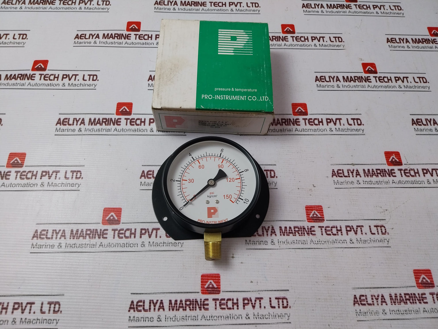 Pro-instruments 0-150 Psi Pressure & Temperature Gauge