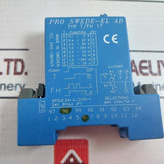 Pro Swede-el T/fh17 Time Delay Relay 1-10 Min-100%