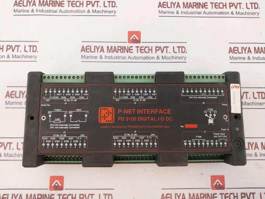 Proces-data Pd 3100 P-net Interface Process Data Digital I/O Module 24 ...