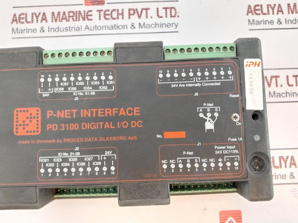 Proces-data Pd 3100 P-net Interface Process Data Digital I/O Module 24V