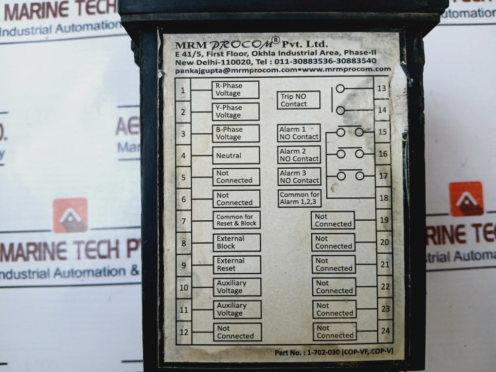 Procom Cop-v-h Protection Relay 50Hz