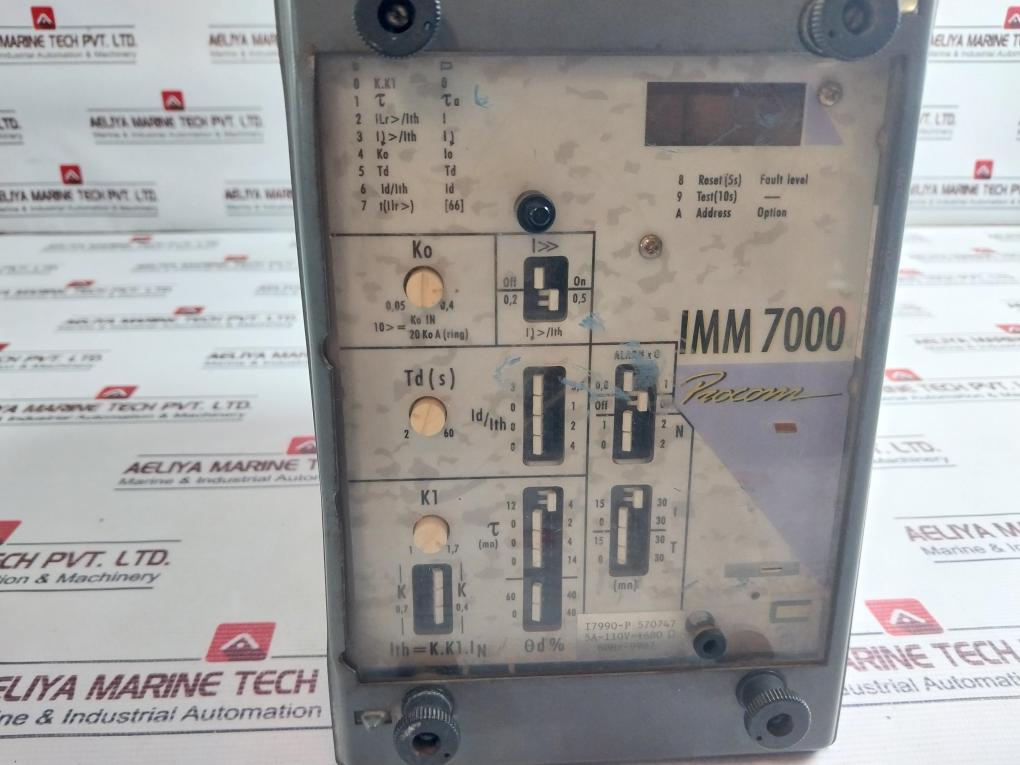 Procom Imm 7000 Motor Protection Relay I7990-p 570747