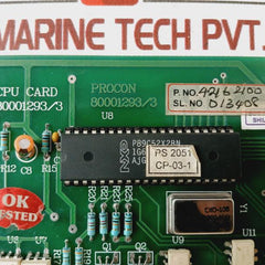 Procon 80001293/3 Cpu Card Prc 2051 42162100