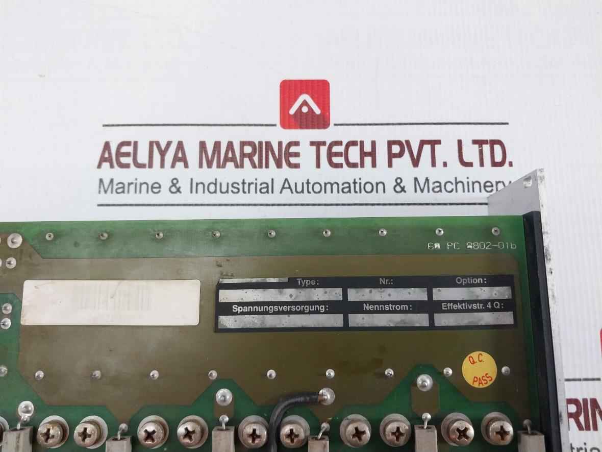 Procon Pas 60 Pc 8802-01b Pcb Module For Analog Servo Amplifier 60wk-bal