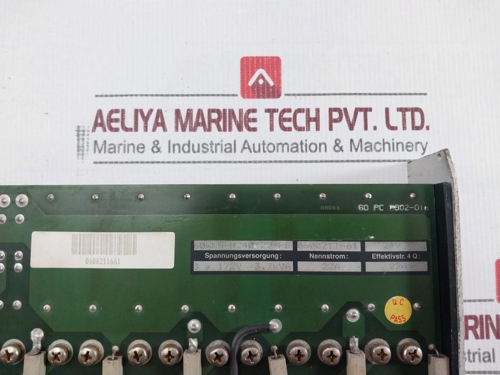 Procon 60Wks-m240/22-kpt Analog Servo Amplifier Drive Pcb Module