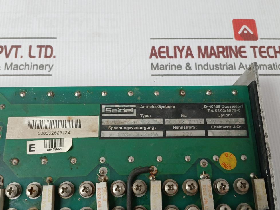 Procon Pas Elektronik 60Wks-m240/22-po Servo Amplifier Drive Circuit Board