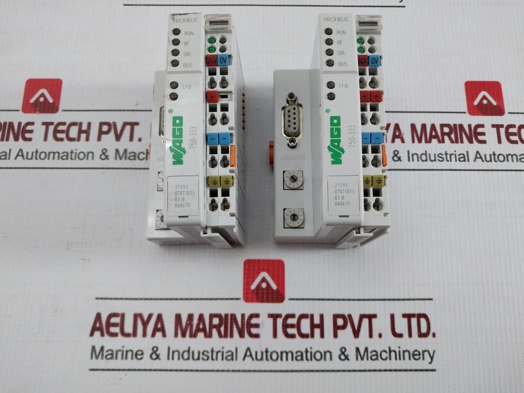 Profibus Dp Fieldbus Coupler 750-333 Wago 24V Dc