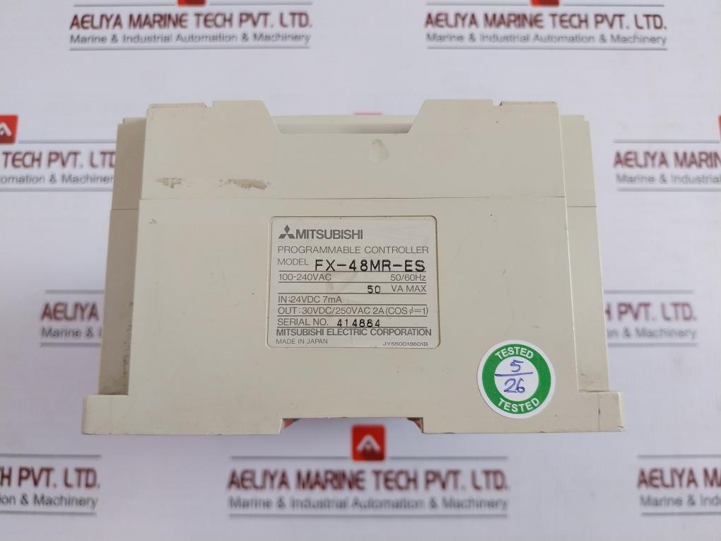 Programmable Controller 100-240Vac 50/60H Mitubishi Fx-48Mr-es