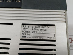Programmable Controller 24V Dc Idec Izumi Pfa-1C24Rdc