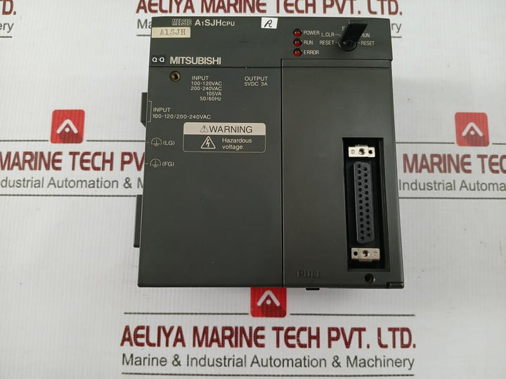 Programmable Logic Controller Cpu Unit 100-120Vac Mitsubishi A1Sjhcpu