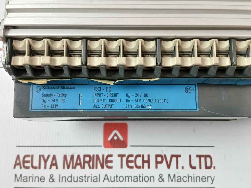 Programmable Logic Controller Ps3-dc Brand Klockner-moeller 24V Dc/160Ma