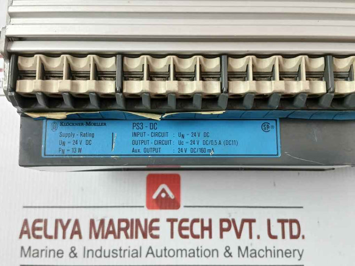 Programmable Logic Controller Ps3-dc Brand Klockner-moeller 24V Dc/160Ma
