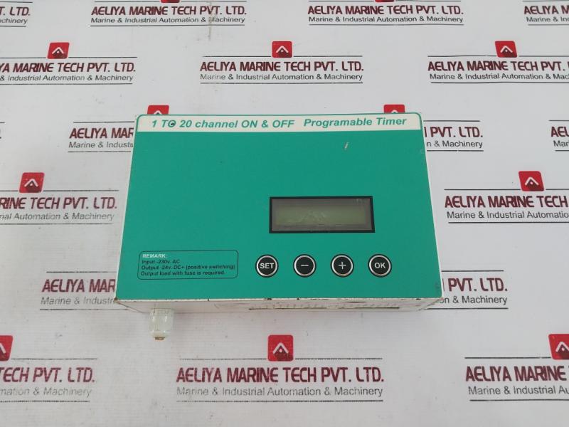 Programmable Timer 230V Ac 1-20 Channel On/Off 24V Dc Output