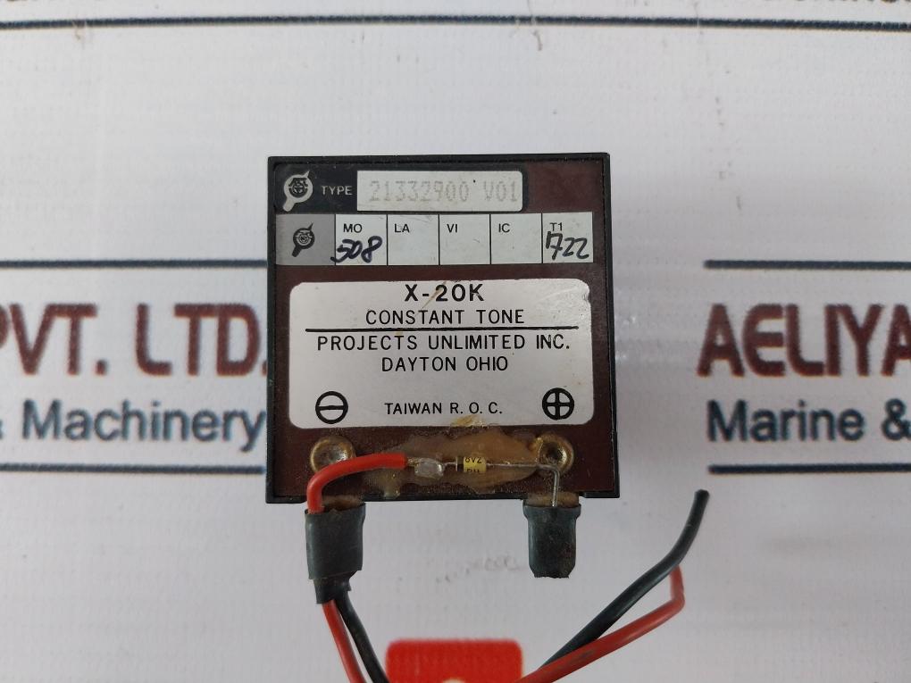 Projects Unlimited X-20K Constant Tone 21332900 V01