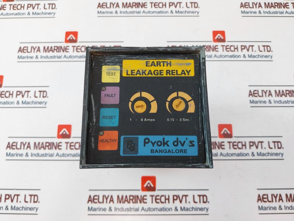 Prok Dv’s 1-8Amps Earth Leakage Relay 015-30Sec