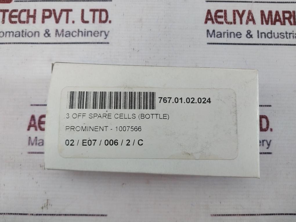 Lot of 5x Prominent 1007566 Round Cuvettes With Lid