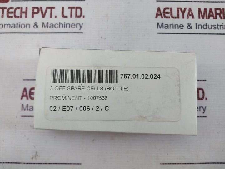 Lot of 5X Prominent 1007566 Round Cuvettes With Lid
