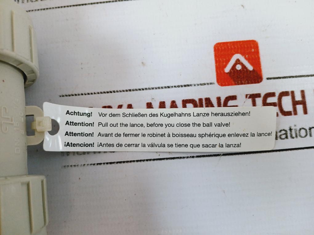 Prominent 1021531 Injection Lance W/ Ball Valve Dn 15-1/2" 12mm-r1/2
