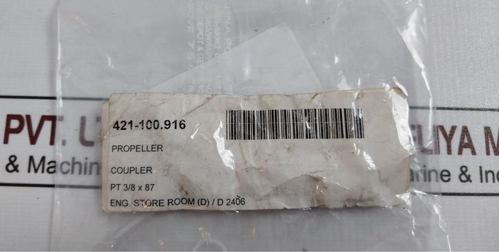 Propeller Pt 3/8 X 87 Coupler