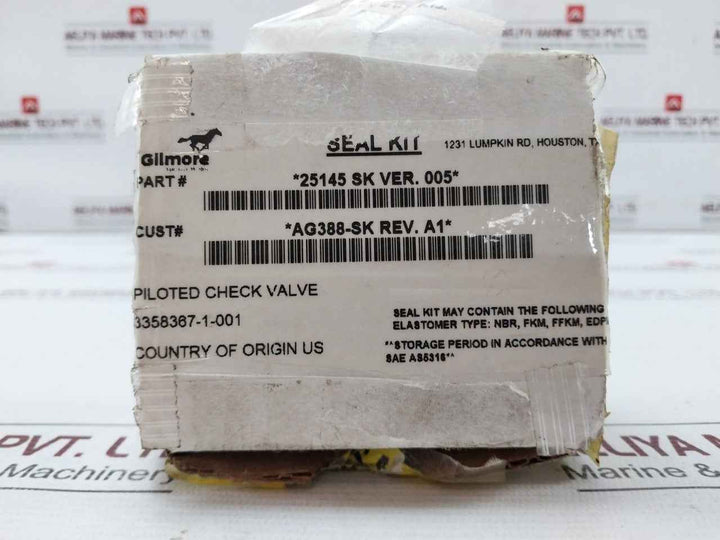 Proserv 25145 Sk Piloted Check Valve Soft Seat Kit 1