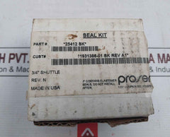 Proserv 25412 Sk Shuttle Valve Seal Kit 3/4" 1931386-01-sk Rev.N