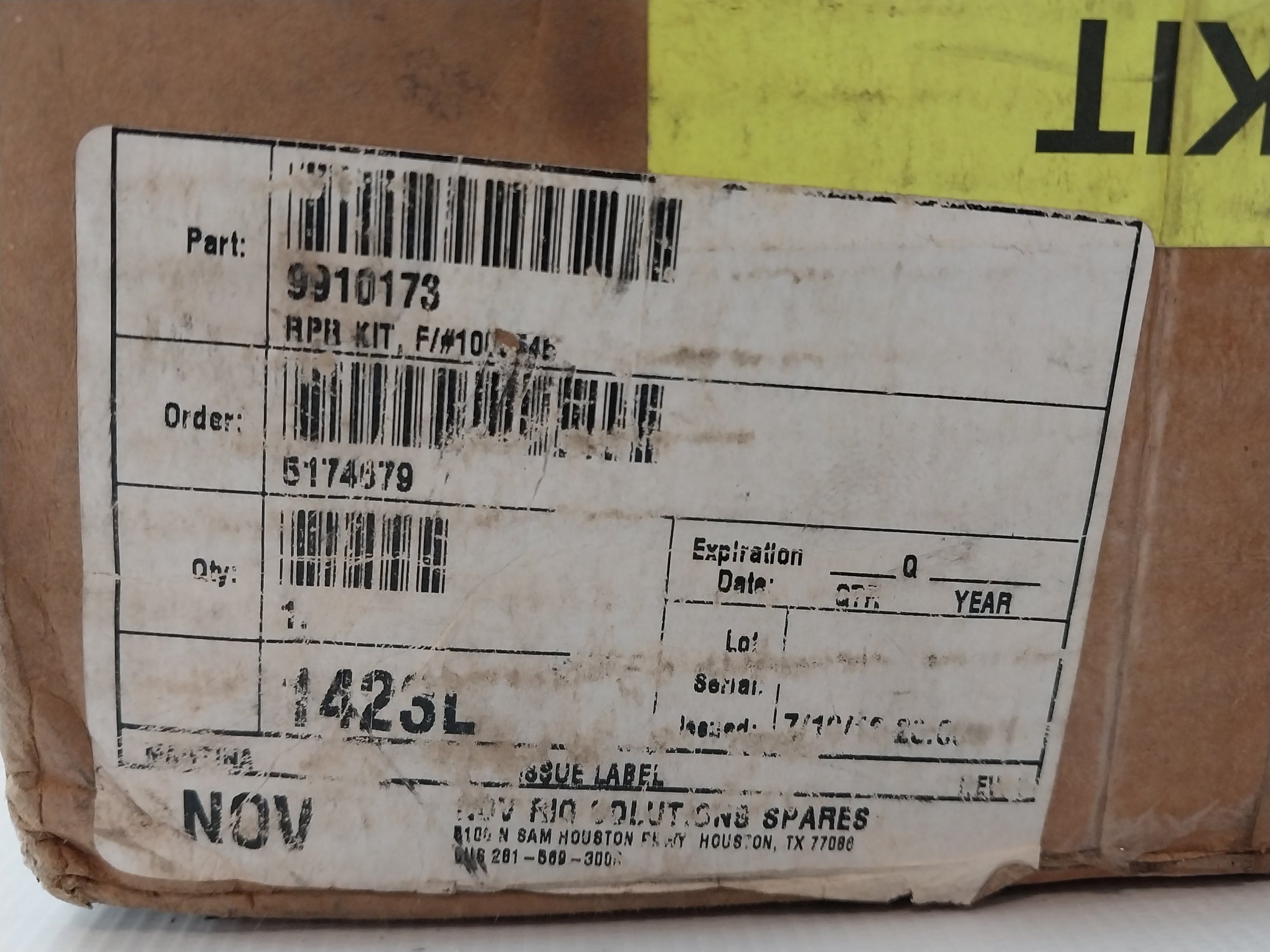 Proserv 44819-96 Rk Repair Kit 9910173 Rev.A