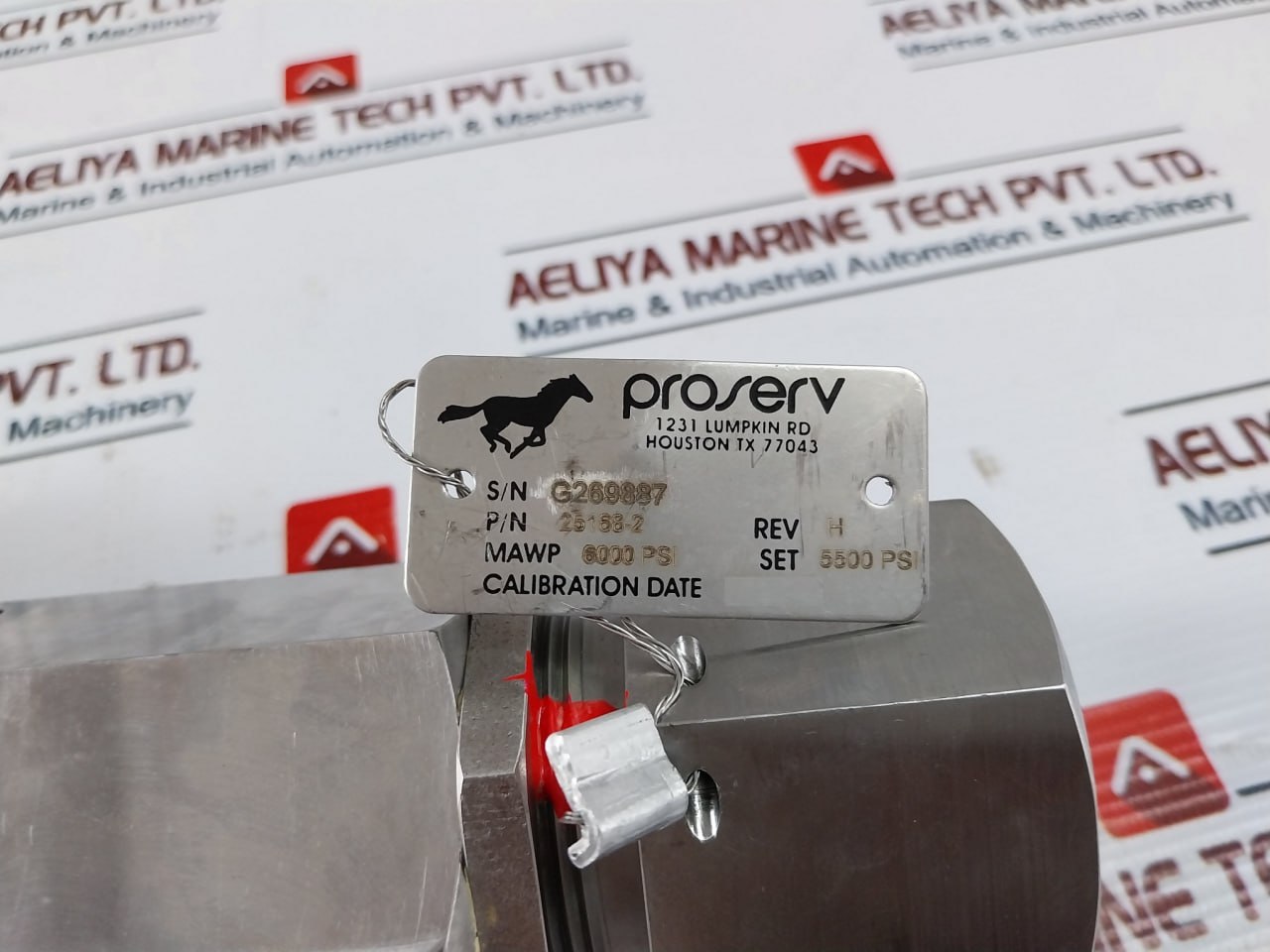 Proserv 25168-2 Relief Valve 25168-2-5500