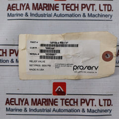 Proserv 25168-2 Relief Valve 25168-2-5500