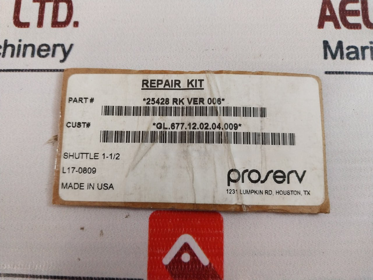 Proserv 25428 Rk Repair Kit Ver 006