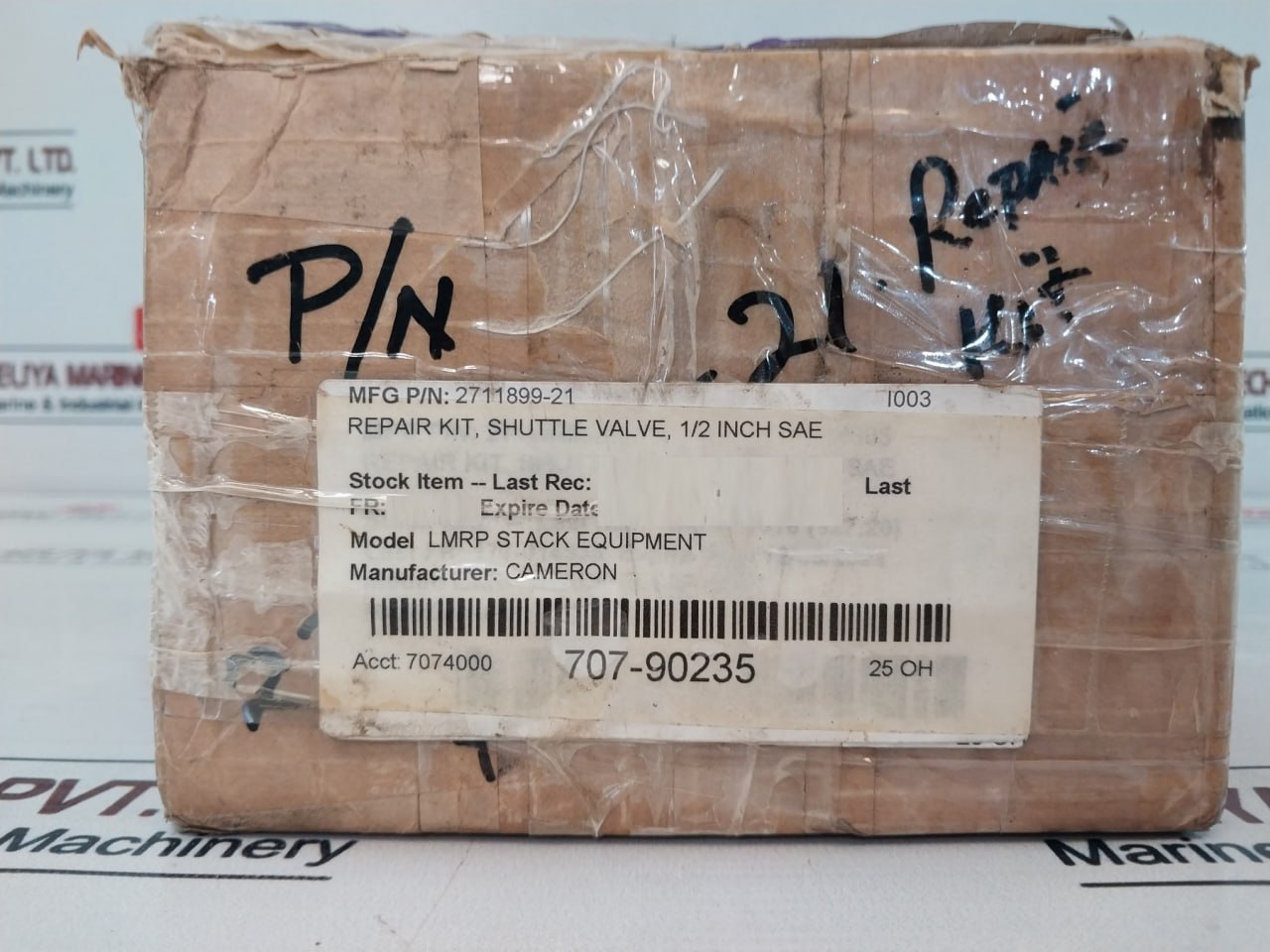 Proserv 27027 Rk Shuttle Valve Repair Kit 2711899-21 Rev .D