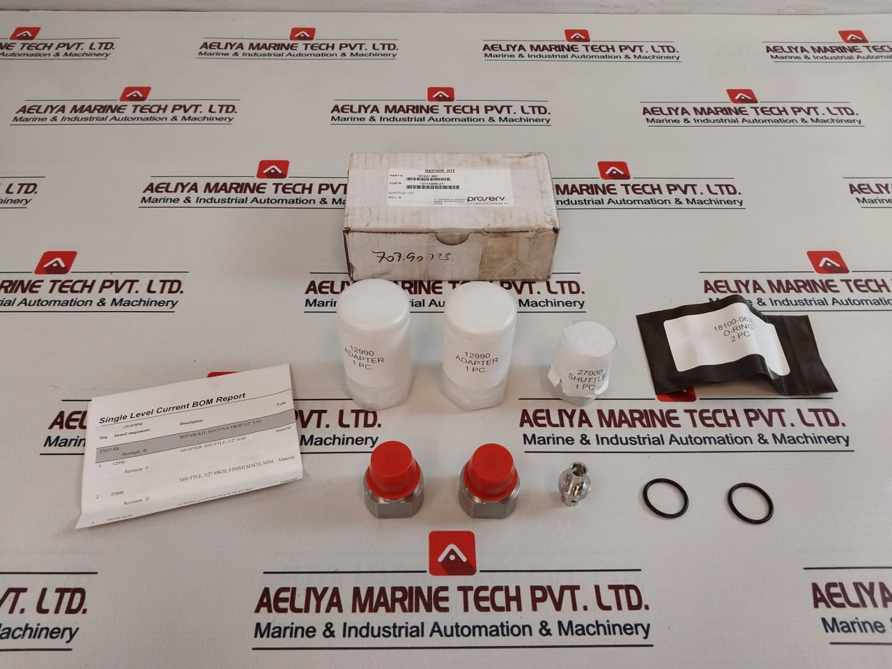 Proserv 27027 Rk Shuttle Valve Repair Kit 1/2 Inch Sae