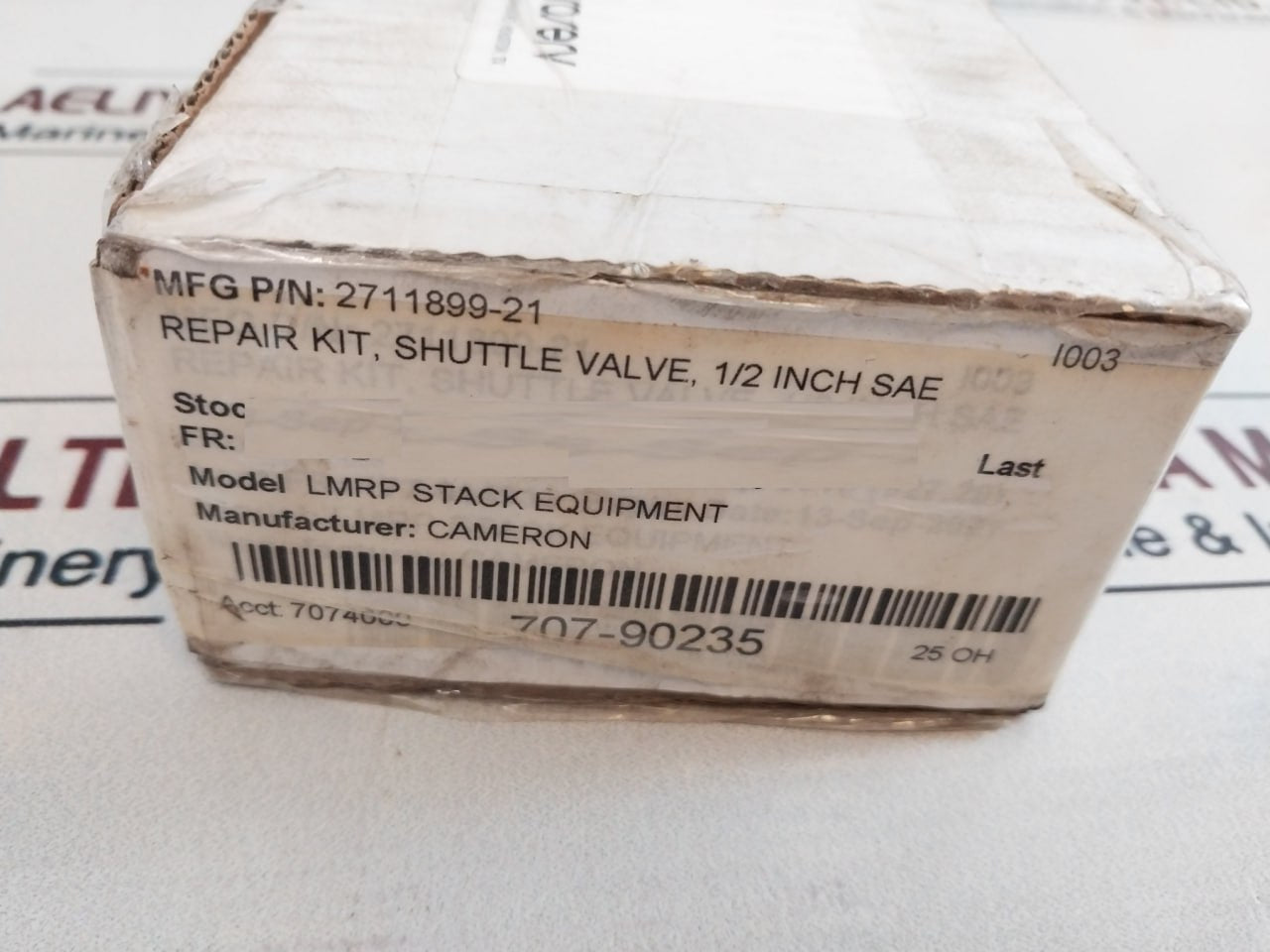 Proserv 27027 Rk Shuttle Valve Repair Kit 1/2 Inch Sae