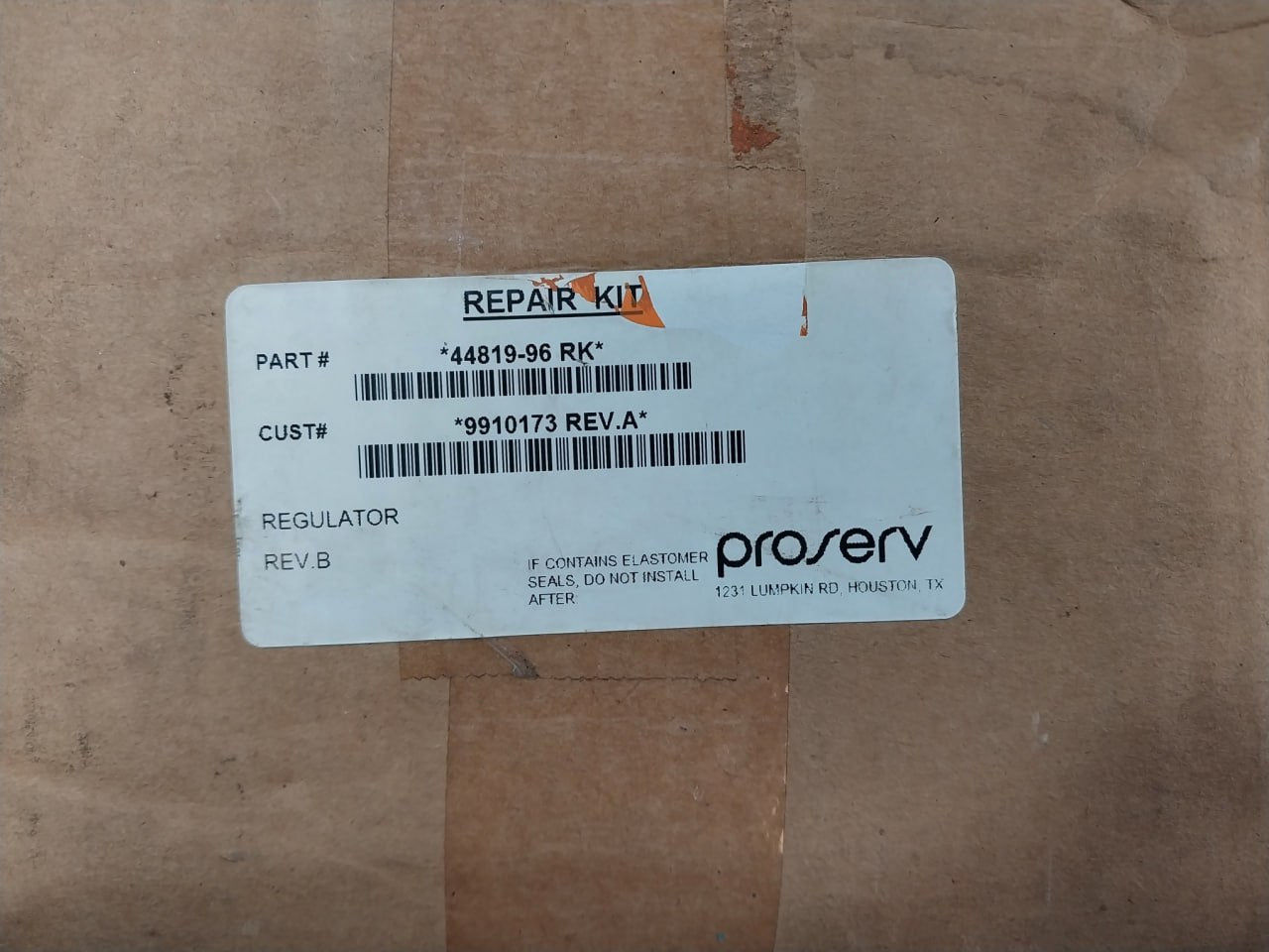 Proserv 44819-96 Rk Regulator Repair Kit 9910173
