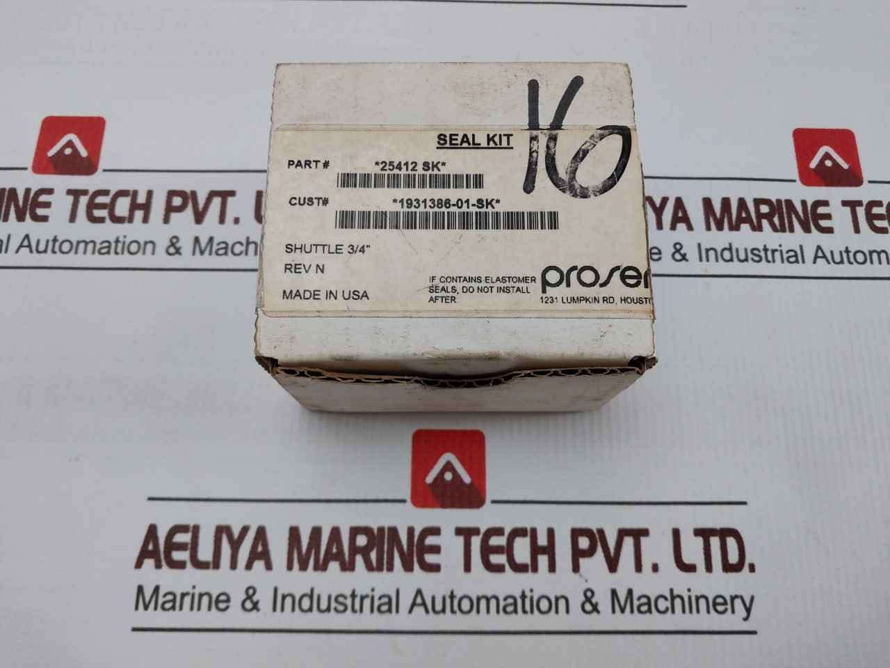 Proserve 25412 Sk Seal Shuttle Valve Kit Rev N 1931386-01-sk