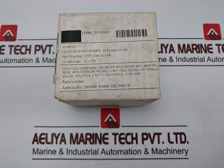 Proserve 25412 Sk Seal Shuttle Valve Kit Rev N 1931386-01-sk