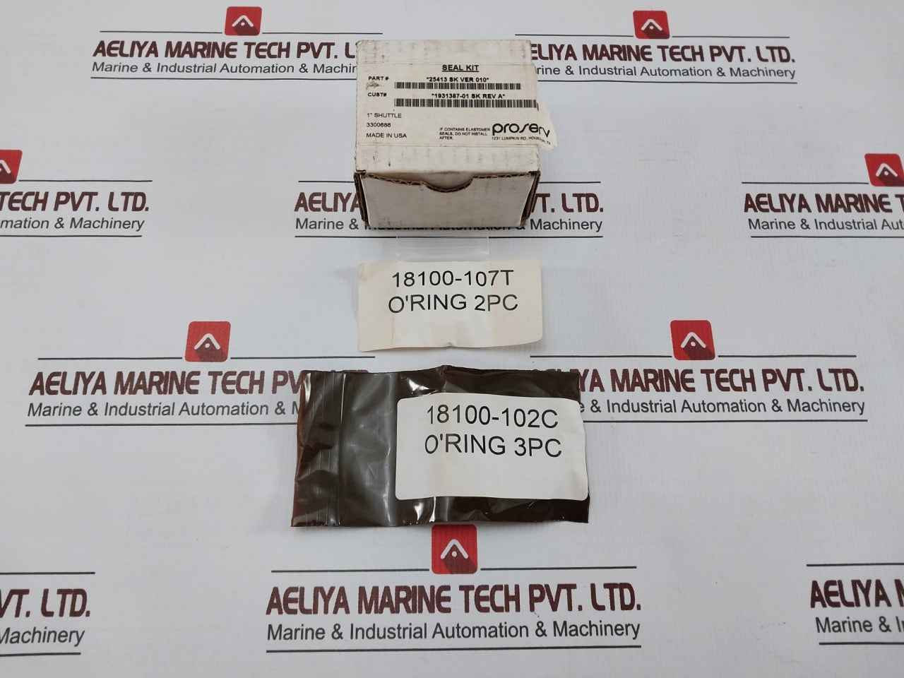 Proserve 25413 Sk Seal Shuttle Valve Ver 010 Rev A 1931387-01 Sk