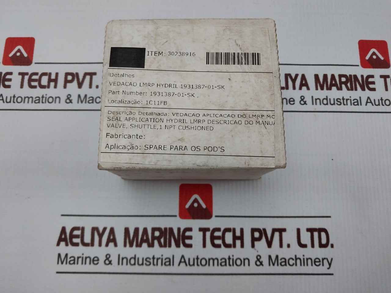 Proserve 25413 Sk Seal Shuttle Valve Ver 010 Rev A 1931387-01 Sk