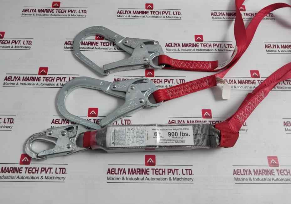 Protecta 1340180 Shock Absorbing Lanyard 5M Fall Protection Safety Harness 3.6M