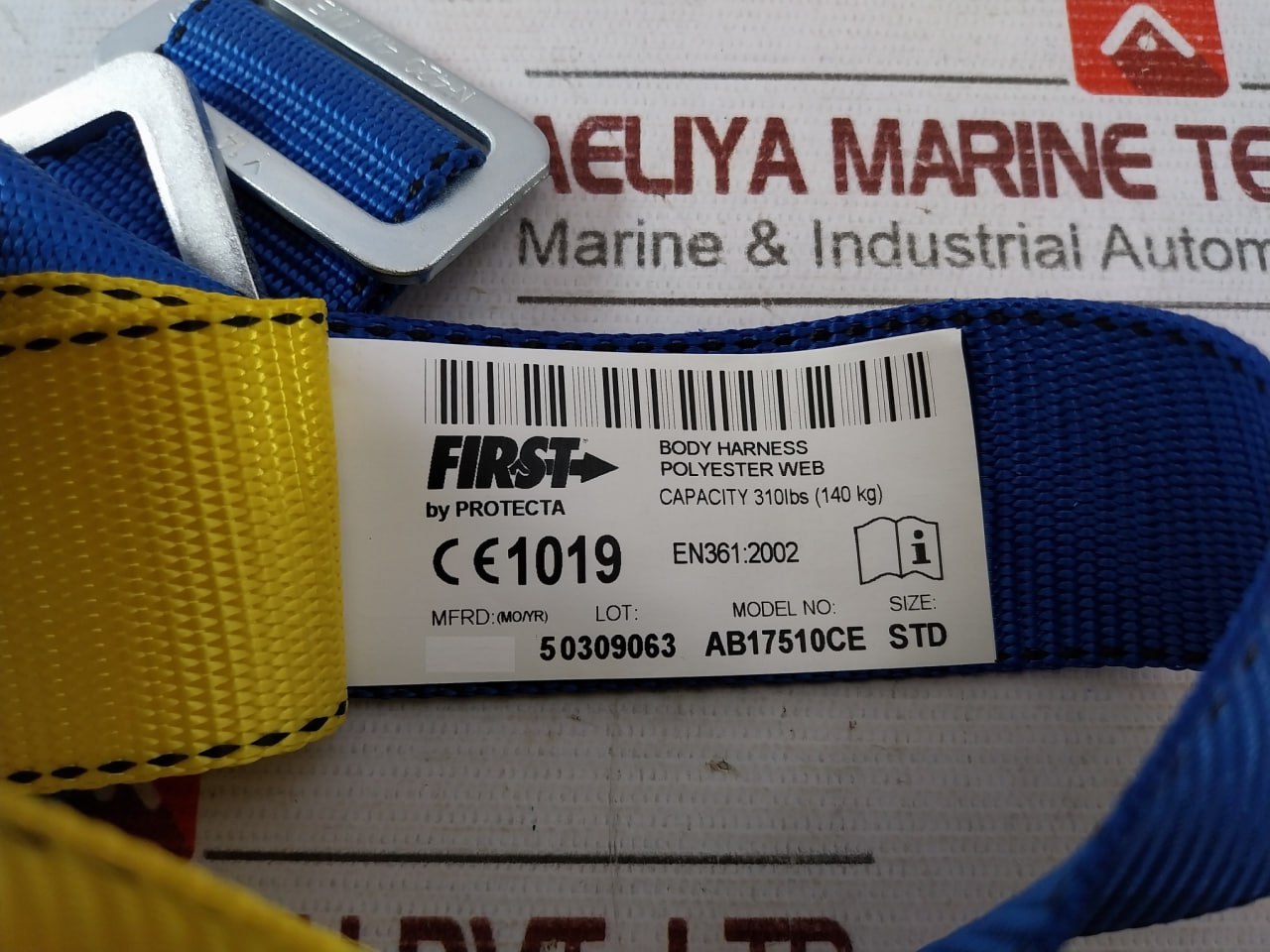 Protecta Ab17510Ce Body Harness Polyester Web En361:2002 T100000355